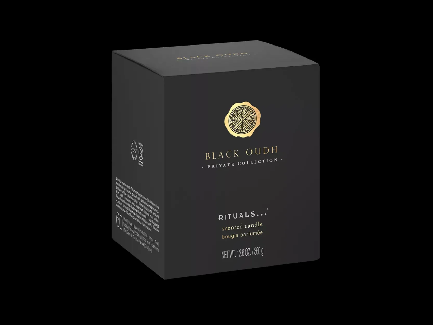 Black Oudh Scented Candle