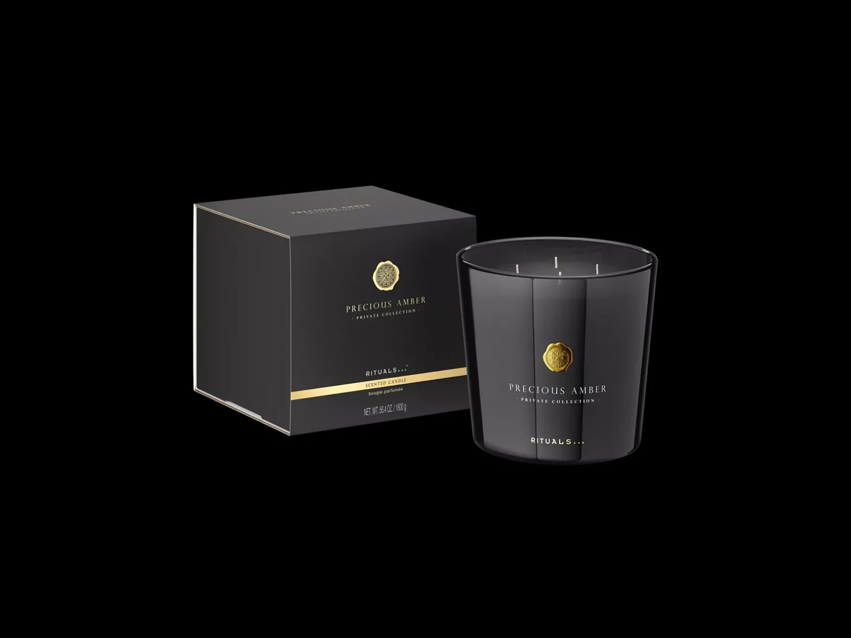 Large Precious Amber Scented Candle