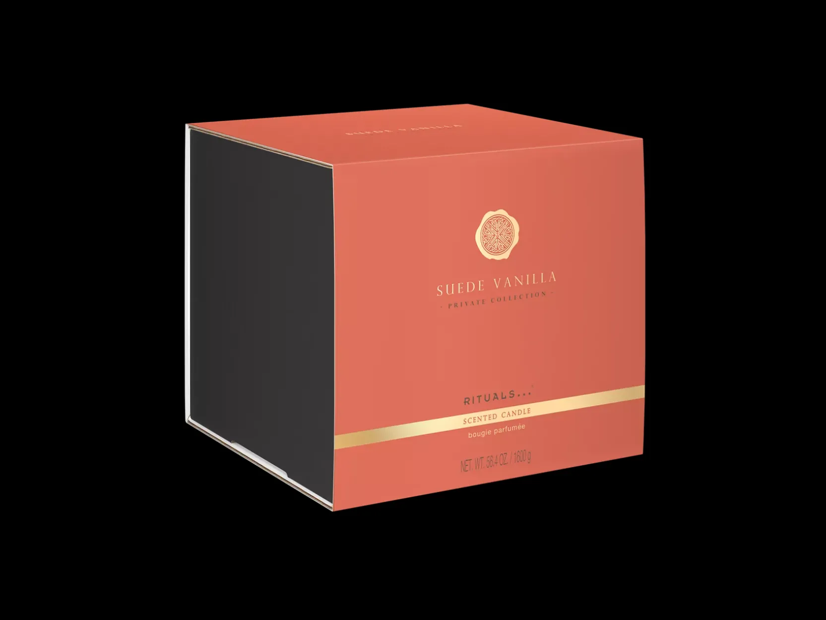 Large Suede Vanilla Scented Candle