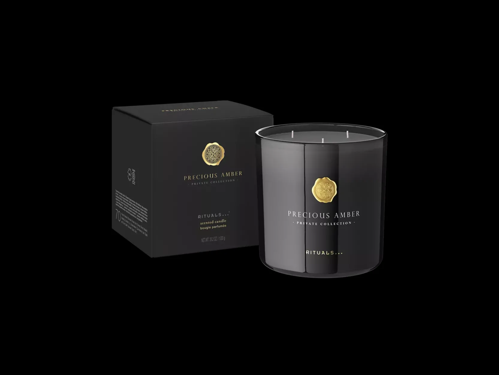 Medium Precious Amber Scented Candle