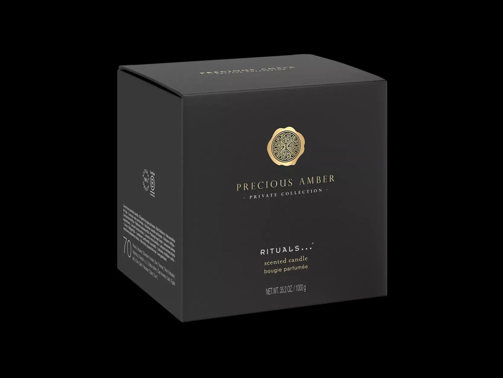 Medium Precious Amber Scented Candle