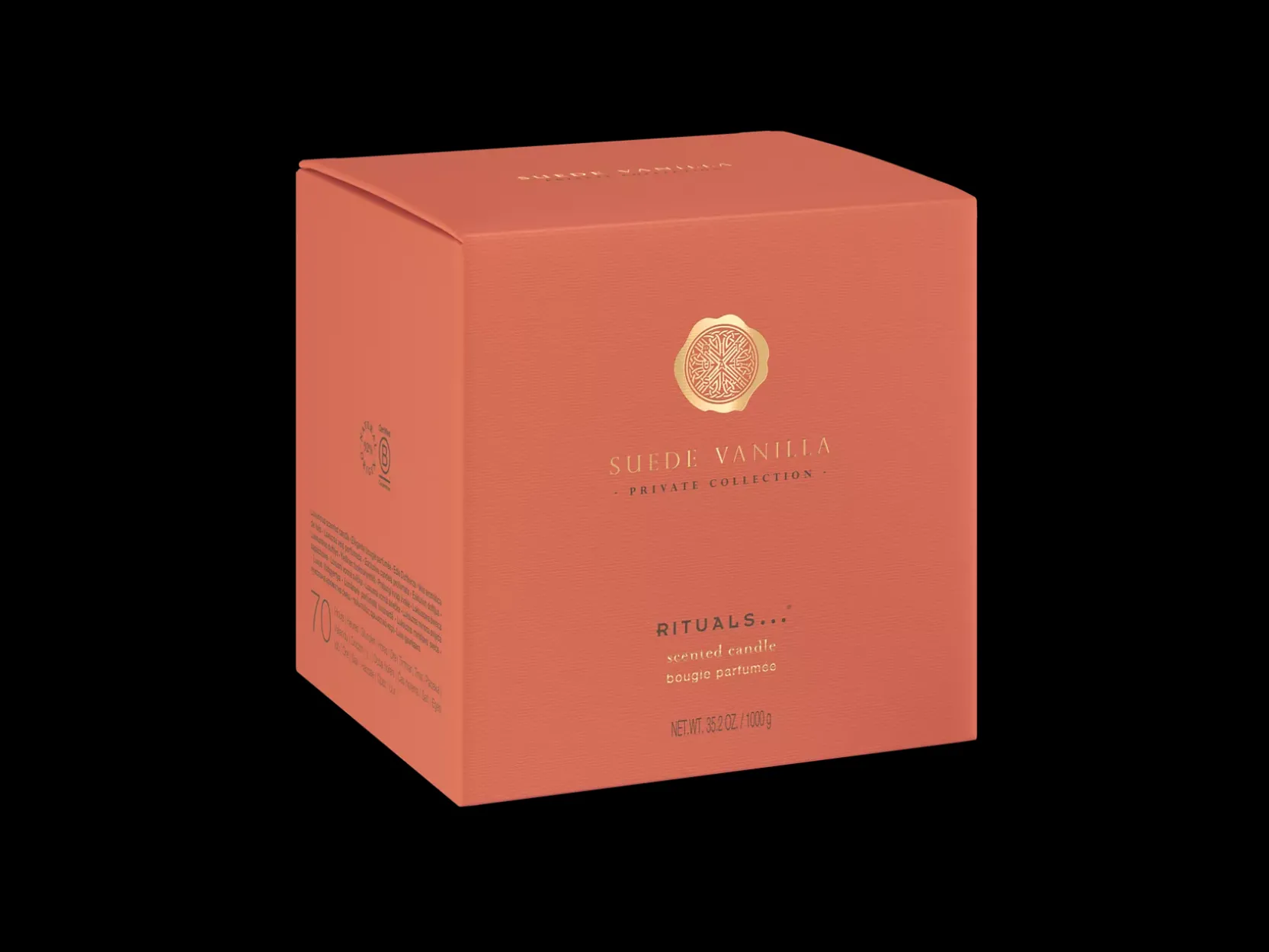 Medium Suede Vanilla Scented Candle