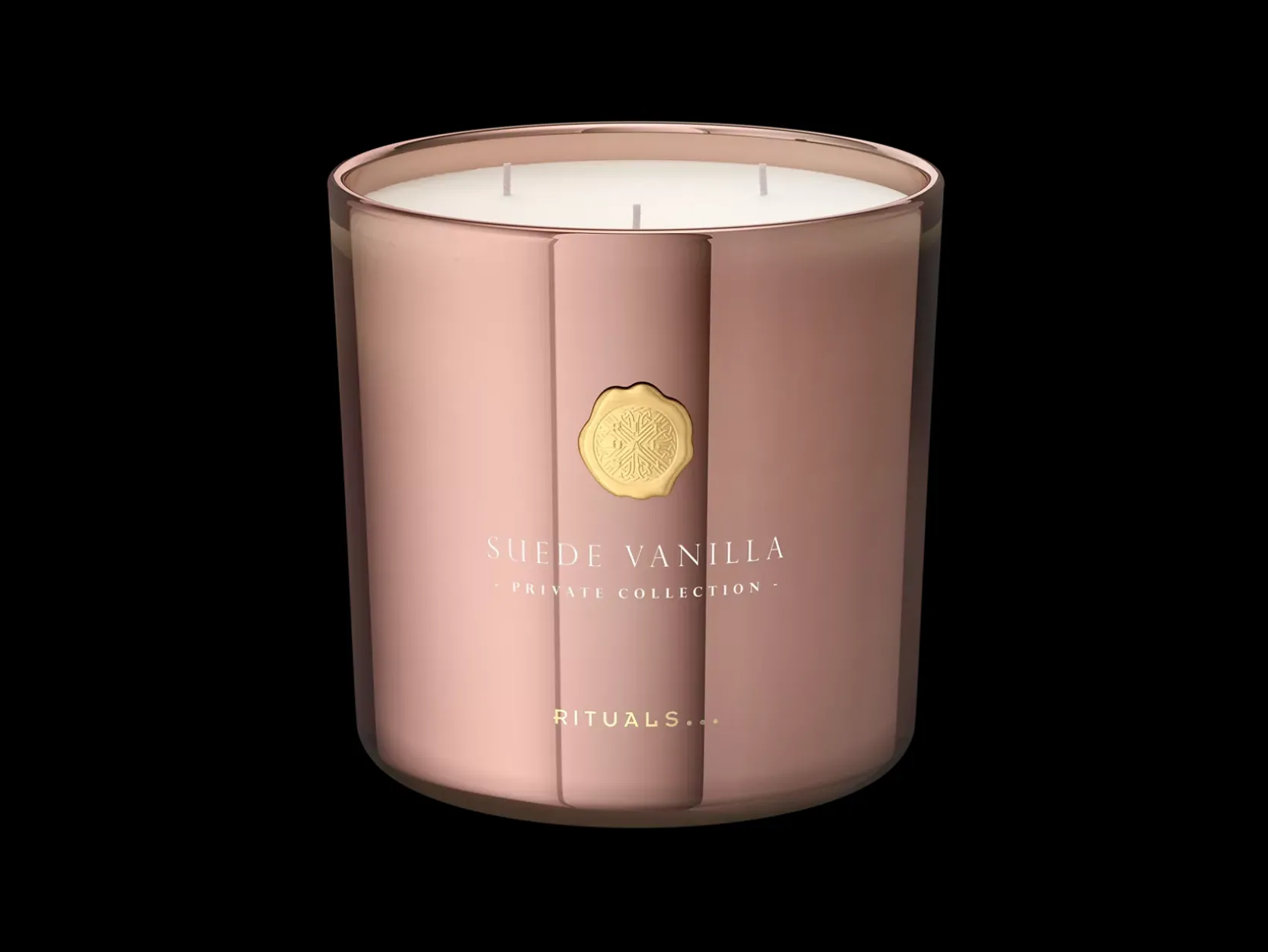 Medium Suede Vanilla Scented Candle