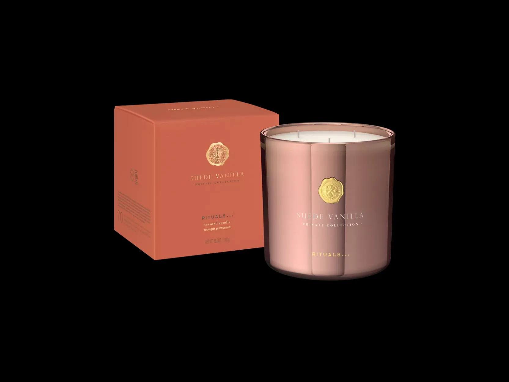 Medium Suede Vanilla Scented Candle
