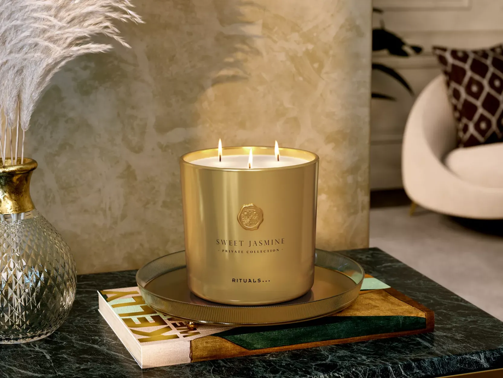 Medium Sweet Jasmine Scented Candle
