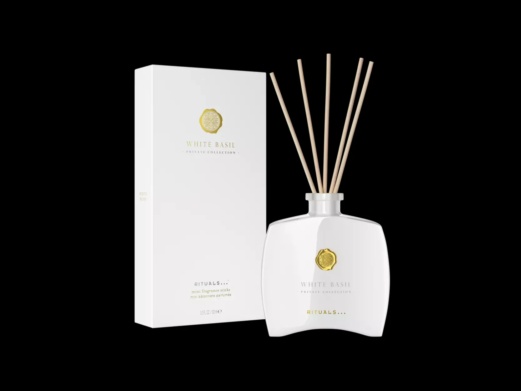 White Basil Mini Fragrance Sticks