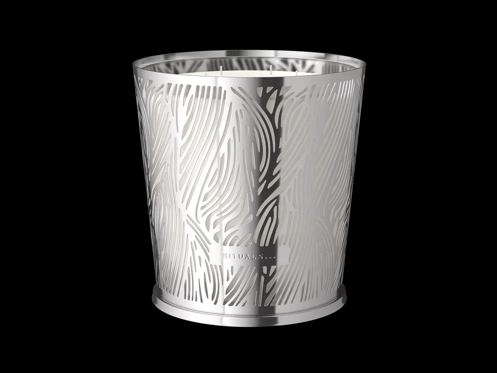 XL Orris Mimosa Scented Candle With Metal Sleeve